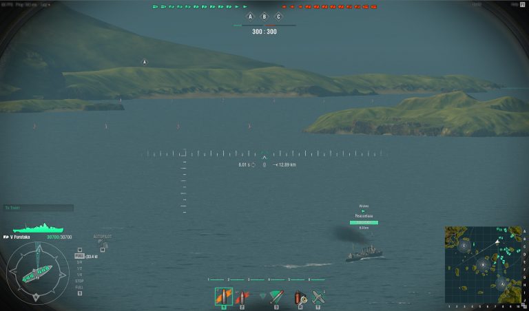 aiming in world of warships