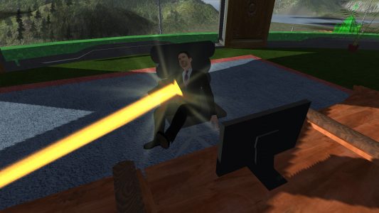 The final blow to an executive during a single player match of Executive Assault