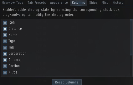 eve online overview settings