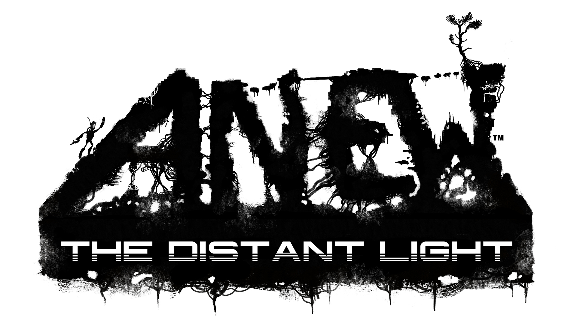 Anew: The Distant Light black and white title image