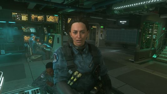 Claudia Black in Call of Duty: Infinite Warfare