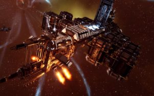 A Rorqual in EVE Online