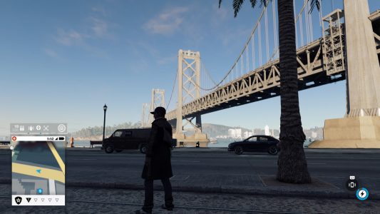 Under the Golden Gate Bridge in Watch Dogs 2