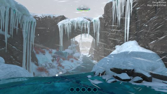 Subnautica Below Zero frozen land!